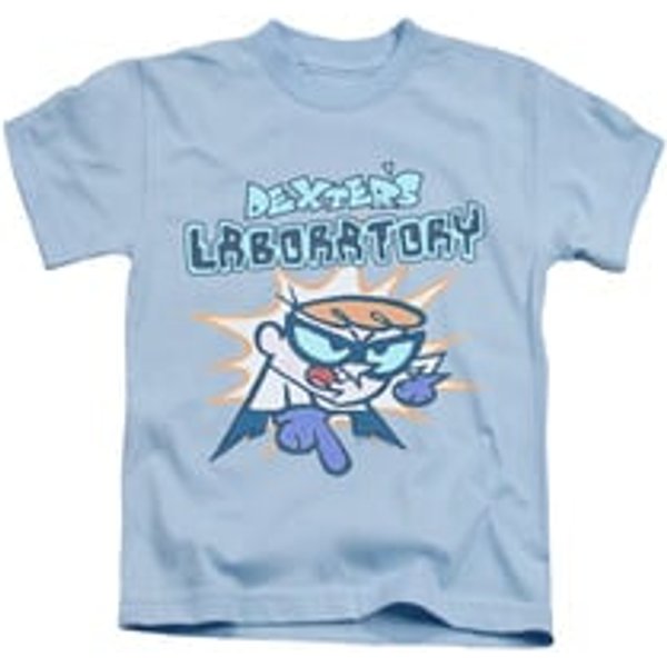 Dexter's Laboratory Shirt Kids What Do You Want Light Blue Youth Tee T-Shirt