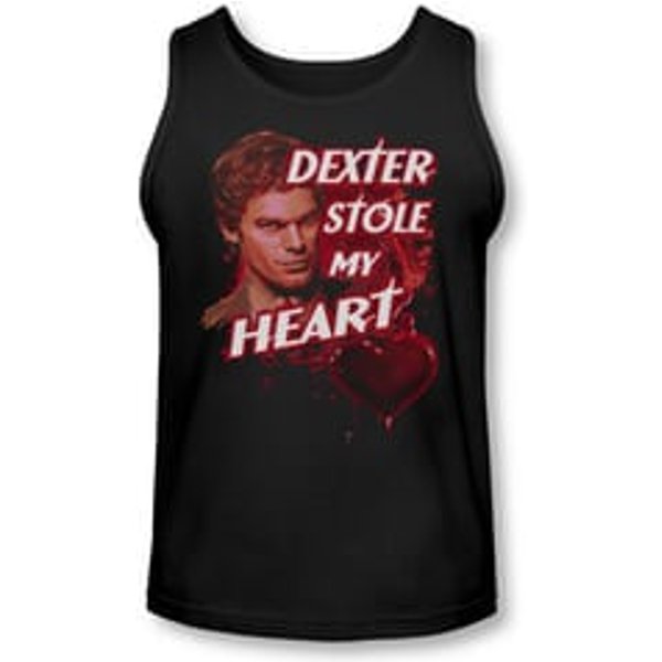 Dexter Shirt Tank Top Stole My Heart Black Tanktop