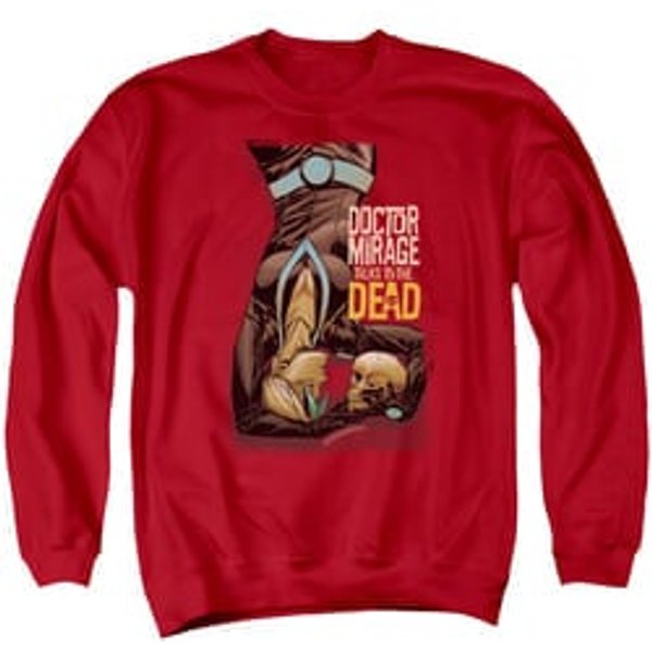Doctor Mirage Sweatshirt Talks To The Dead Adult Red Sweat Shirt