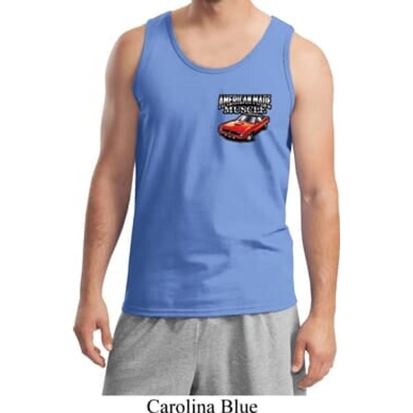 Dodge American Made Muscle Pocket Print Mens Tank Top