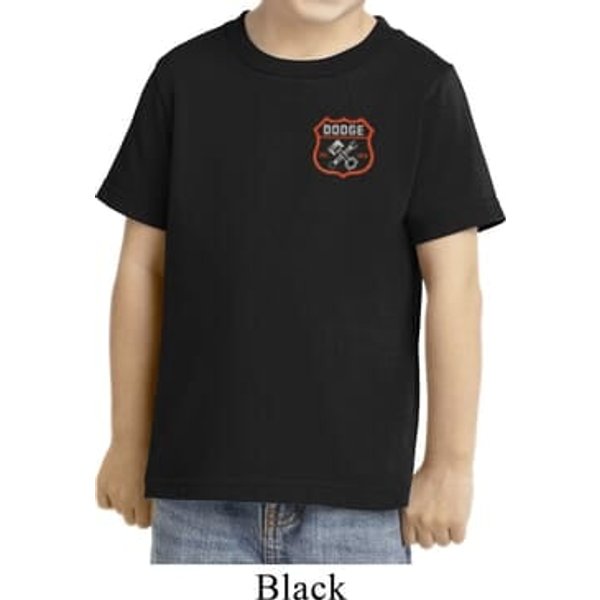 Dodge Garage Pocket Print Toddler Shirt