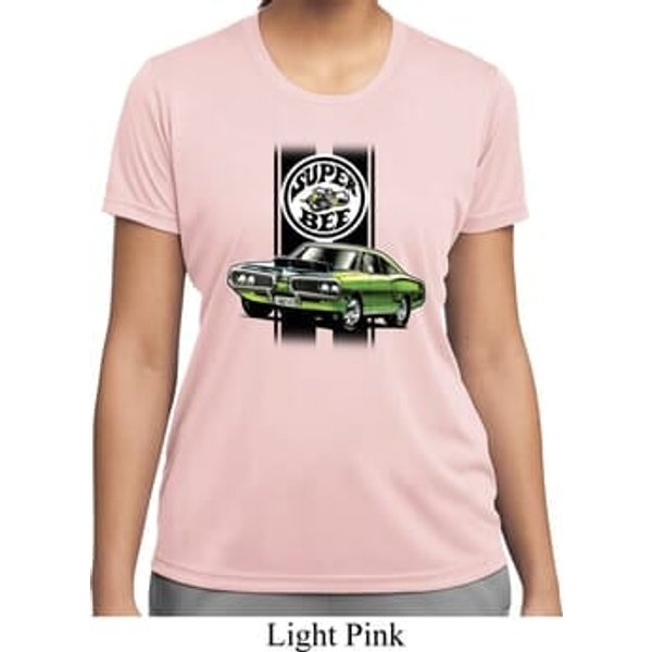 Dodge Green Super Bee Ladies Moisture Wicking Shirt