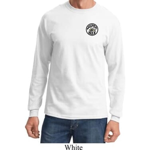 Dodge Super Bee Circle Logo Pocket Print Long Sleeve Shirt