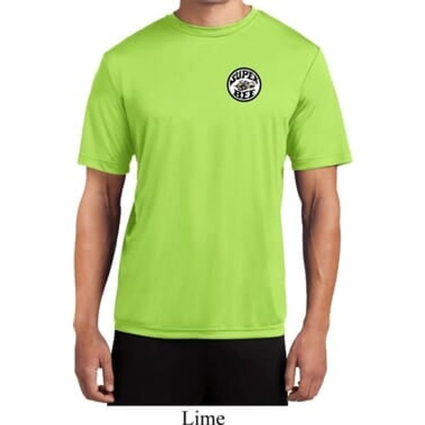Dodge Super Bee Circle Logo Pocket Print Mens Moisture Wicking Shirt