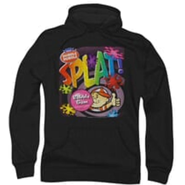 Double Bubble Hoodie Splat Gum Black Sweatshirt Hoody