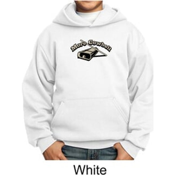 Drummer Hoodie More Cowbell Funny Musician Kids Youth Hoody
