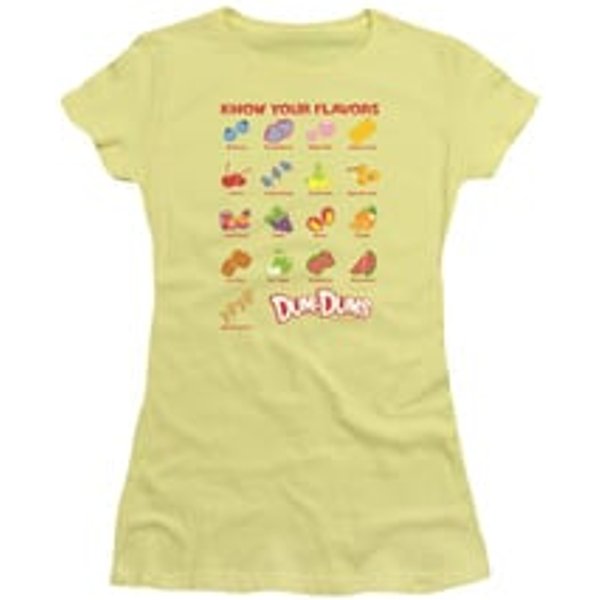 Dum Dums Shirt Juniors Know Your Flavor Banana T-Shirt