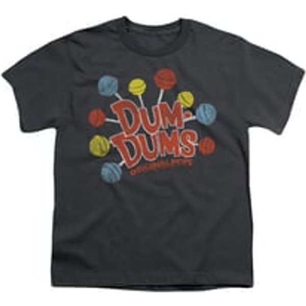 Dum Dums Shirt Kids Original Pops Charcoal T-Shirt