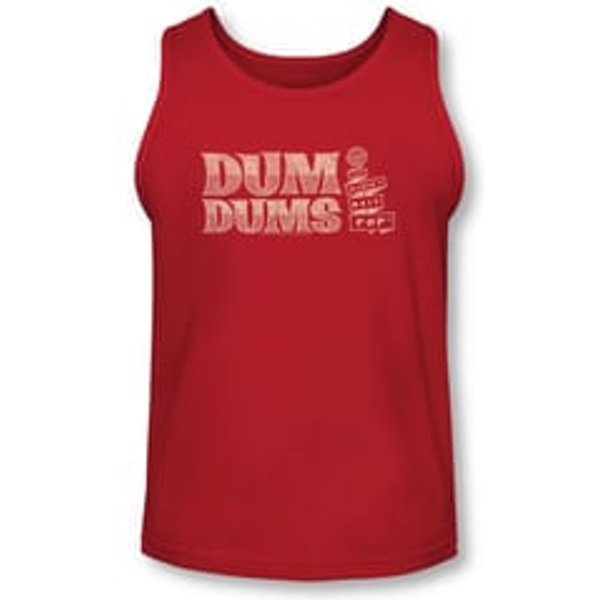 Dum Dums Shirt Tank Top Worlds Best Red Tanktop