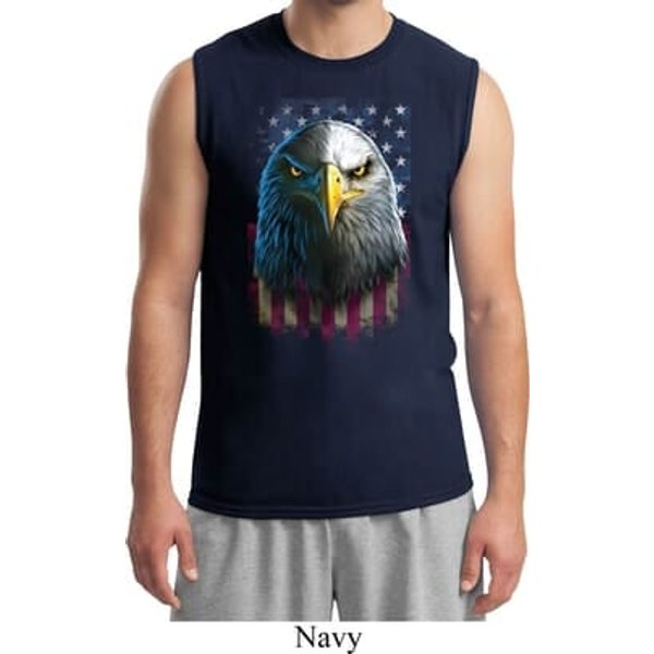 Eagle Stare Mens Muscle Shirt