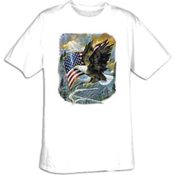 Eagle T-shirt - American Pride Patriotic Adult Tee