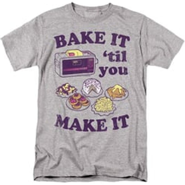 Easy Bake Make It Adult T-shirt - Athletic Heather Gray