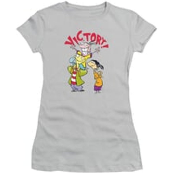 Ed, Edd N Eddy Shirt Juniors Victory Silver Tee T-Shirt