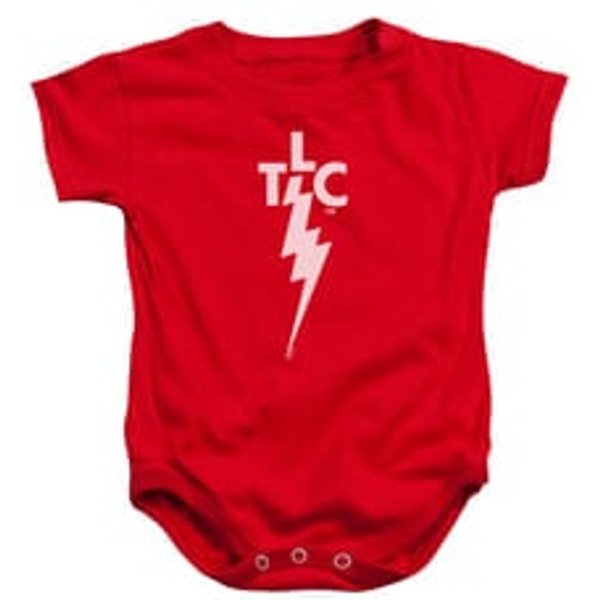 Elvis Presley Baby Romper TLC Logo Red Infant Babies Creeper