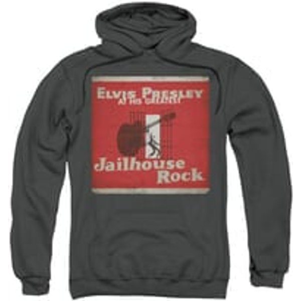 Elvis Presley Hoodie At His Greatest Charcoal Sweatshirt Hoody