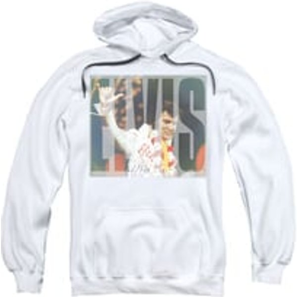 Elvis Presley Hoodie Knockout White Sweatshirt Hoody