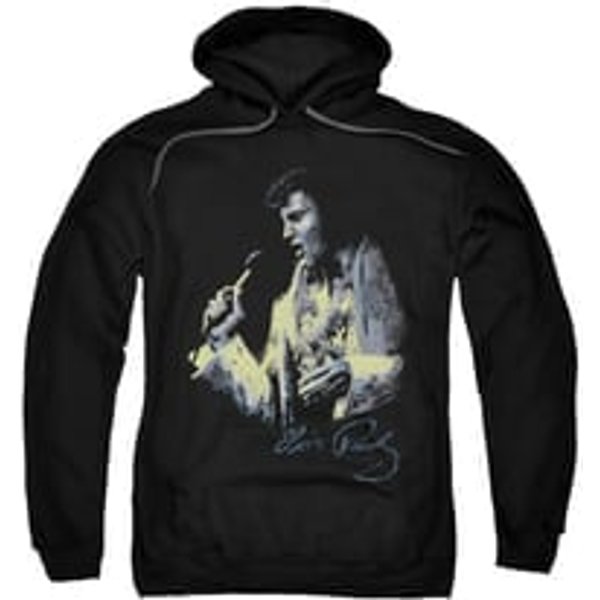 Elvis Presley Hoodie Painted King Black Sweatshirt Hoody