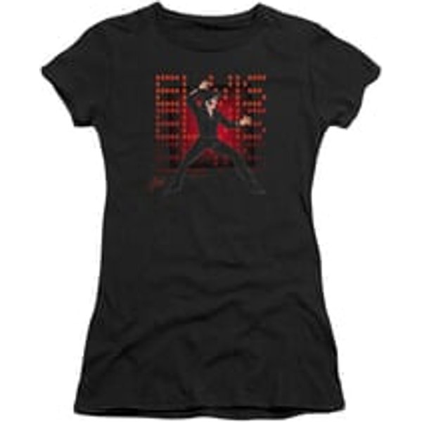 Elvis Presley Shirt Juniors 69 Anime Black T-Shirt