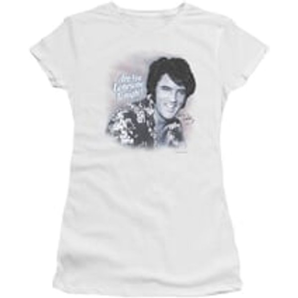 Elvis Presley Shirt Juniors Lonesome Tonight White T-Shirt