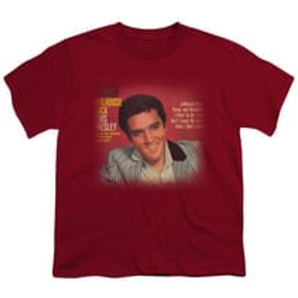 Elvis Presley Shirt Kids Jailhouse Rock 45 Cardinal T-Shirt