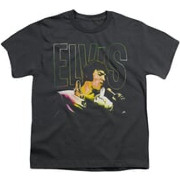 Elvis Presley Shirt Kids Multicolored Charcoal T-Shirt