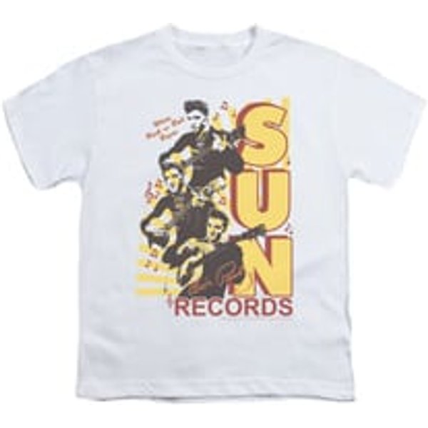 Elvis Presley Shirt Kids Sun Records Soundtrack White T-Shirt