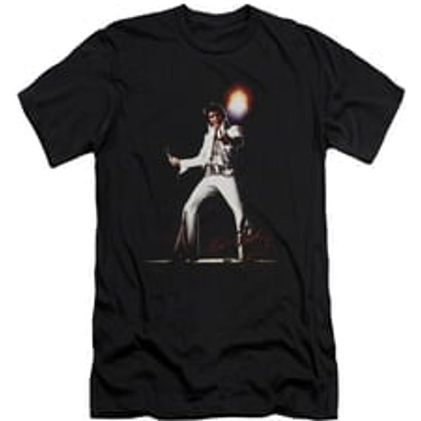 Elvis Presley Shirt Slim Fit Glorious Black T-Shirt