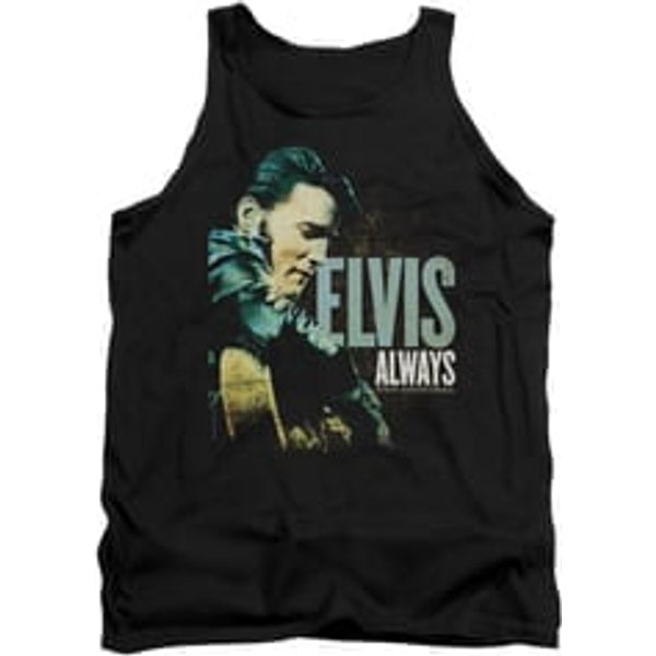 Elvis Presley Shirt Tank Top Always The Original Black Tanktop