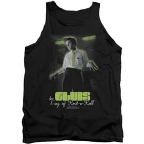 Elvis Presley Shirt Tank Top Practice Makes Perfect Black Tanktop