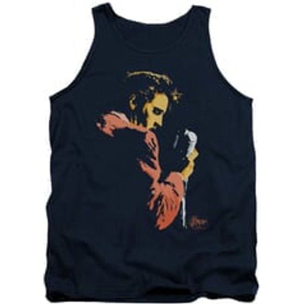 Elvis Presley Shirt Tank Top Quick Paint Navy Tanktop