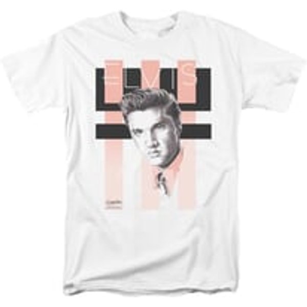 Elvis Shirt Retro 50s Classic Rock White Tee T-Shirt
