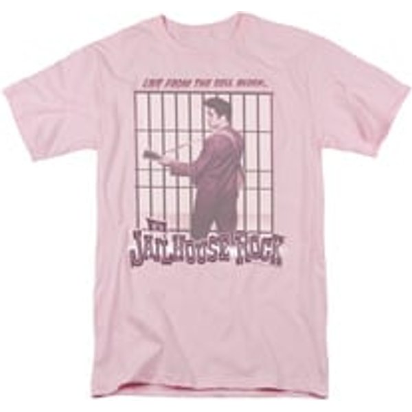 Elvis T-shirt - Cell Block Rock Classic - Pink
