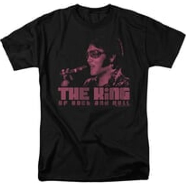 Elvis T-shirt -The King Classic Rock - Black