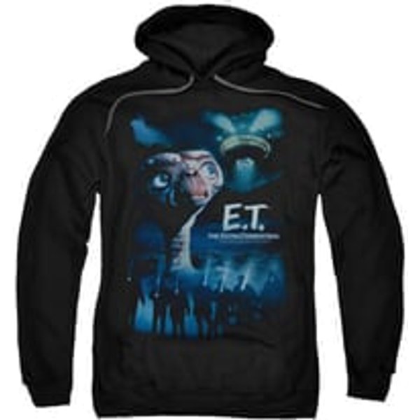 ET Shirts - Extra Terrestrial Hoodie Sweatshirt Going Home Black Adult Hoody Sweat Shirt