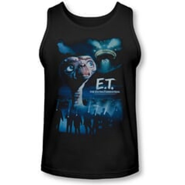 ET Shirts - Extra Terrestrial Tank Top Going Home Black Tanktop