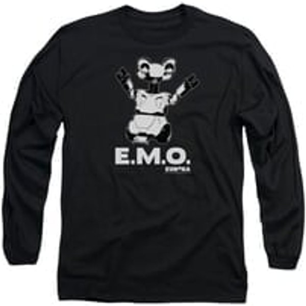 Eureka Shirt E.M.O. Long Sleeve Black Tee T-Shirt