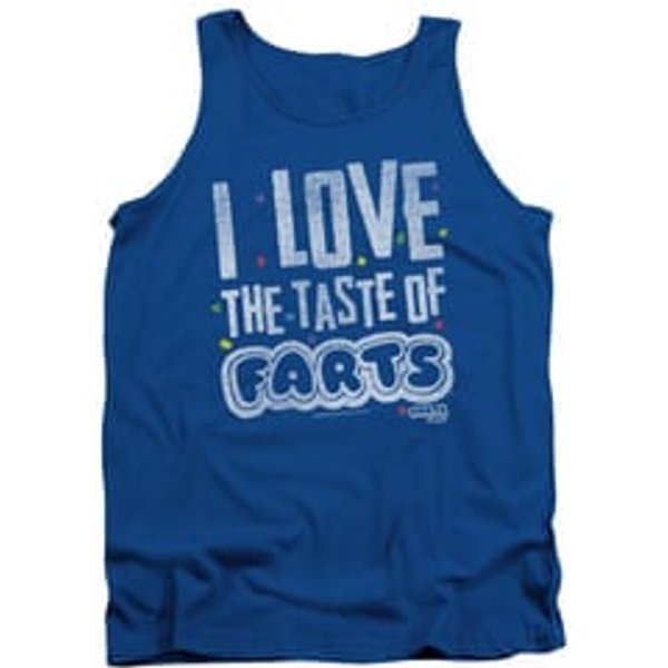 Farts Candy Shirt Tank Top Tasty Farts Royal Blue Tanktop