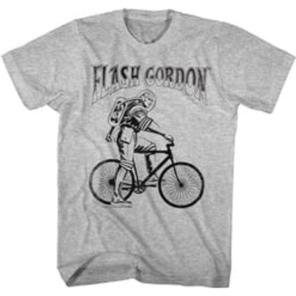 Flash Gordon Shirt Vintage Style Bicycle Athletic Heather T-Shirt