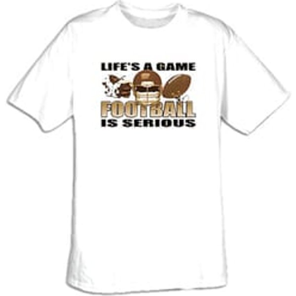 Football Is Serious Adult T-shirt Tee Shirt