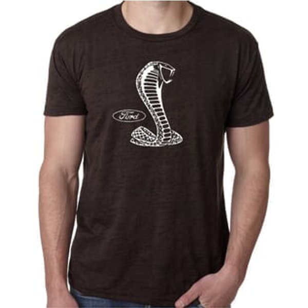 Ford Mustang Cobra Shirt Classic Muscle Car Mens Burnout Tee T-Shirt