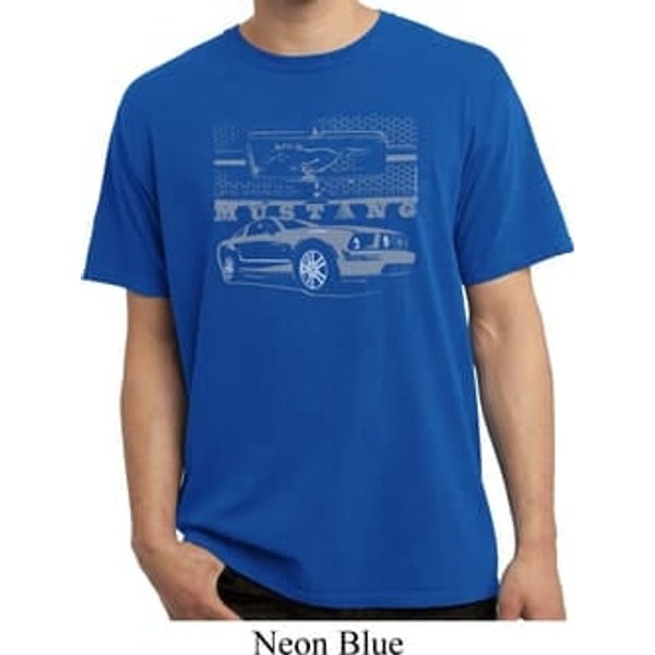 Ford Mustang with Grill Pigment Dyed Shirt