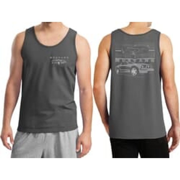 Ford Tank Top Mustang with Grill (Front & Back) Tanktop