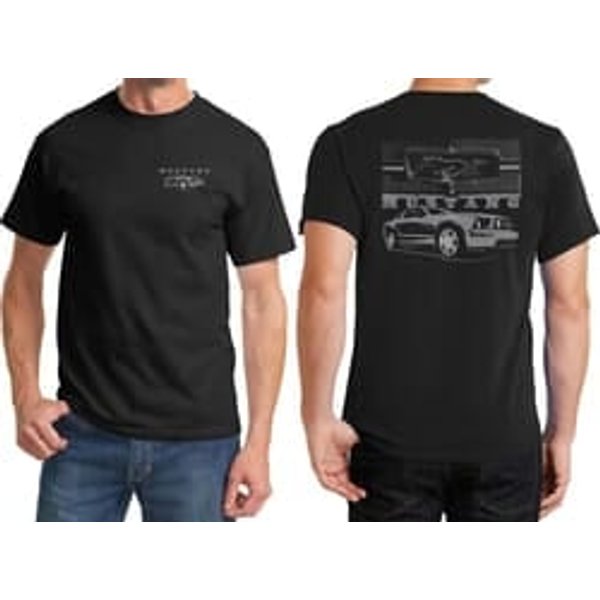 Ford Tee Mustang with Grill (Front & Back) T-Shirt