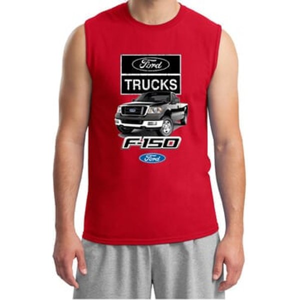 Ford Truck Shirt F-150 Mens Muscle Tee T-Shirt