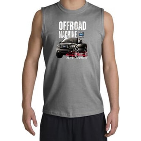 Ford Truck Shooter Shirt - F-150 4X4 Offroad Machine Sports Grey Shirt