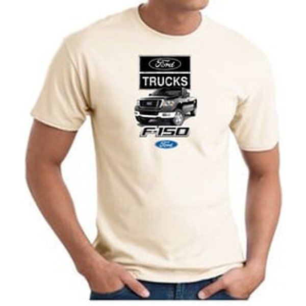 Ford Truck T-Shirt - F-150 Truck Adult Natural Tee Shirt