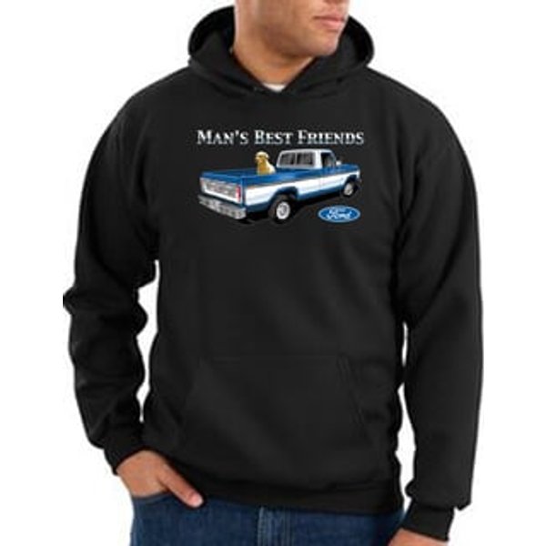 Ford Trucks Hoodie Mans Best Friend Black Hoody