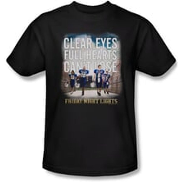 Friday Night Lights Shirt Can't Lose Black T-Shirt