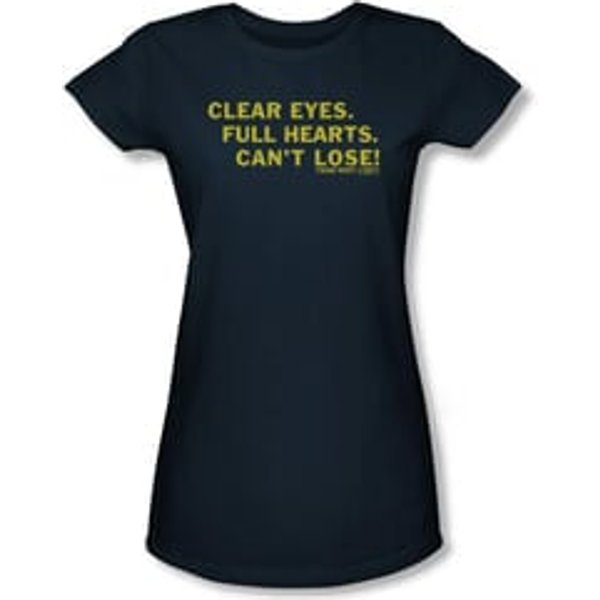Friday Night Lights Shirt Juniors Clear Eyes Navy T-Shirt