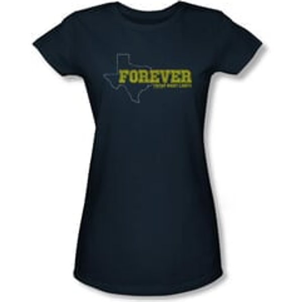 Friday Night Lights Shirt Juniors Texas Forever Navy T-Shirt